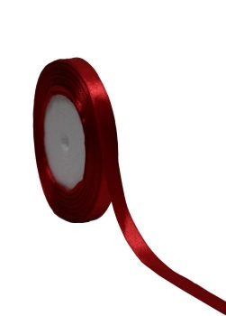 Satinband rot 25mm breit, 3m